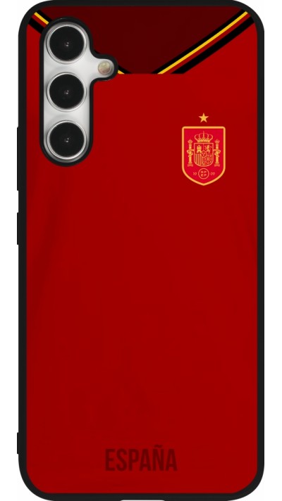 Samsung Galaxy A54 Case Hülle - Silikon schwarz Spanien 2022 personalisierbares Fußballtrikot Samsung Galaxy A54 Case Hülle - Silikon schwarz Spanien 2022 personalisierbares Fußballtrikot