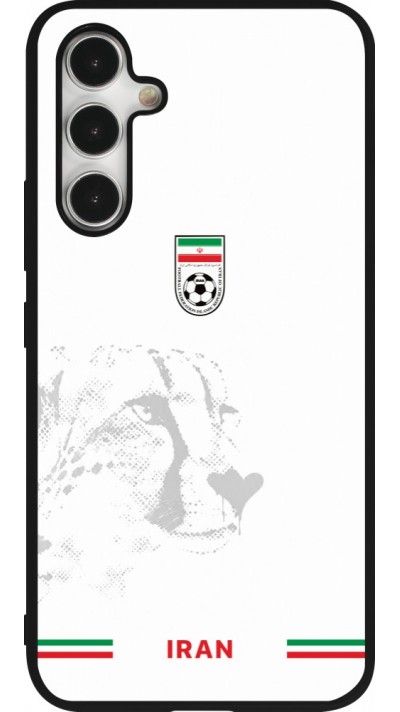 Coque Samsung Galaxy A54 5G - Silicone rigide noir Maillot de football Iran 2026 personnalisable