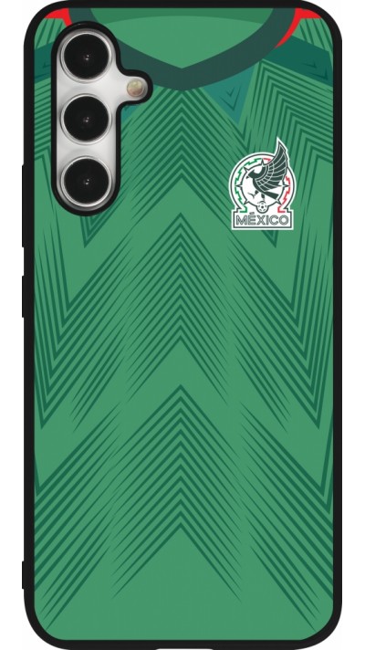 Samsung Galaxy A54 Case Hülle - Silikon schwarz Mexiko 2022 personalisierbares Fussballtrikot Samsung Galaxy A54 Case Hülle - Silikon schwarz Mexiko 2022 personalisierbares Fussballtrikot