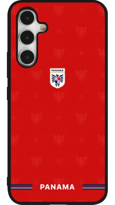 Coque Samsung Galaxy A54 5G - Silicone rigide noir Maillot de football Panama 2026 personnalisable