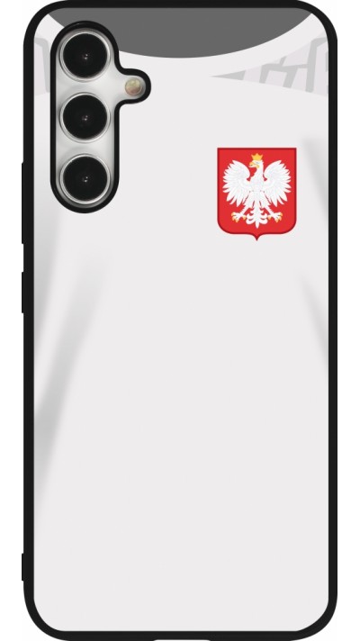 Samsung Galaxy A54 Case Hülle - Silikon schwarz Polen 2022 personalisierbares Fussballtrikot Samsung Galaxy A54 Case Hülle - Silikon schwarz Polen 2022 personalisierbares Fussballtrikot