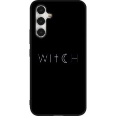 Samsung Galaxy A54 Case Hülle - Silikon schwarz Halloween 22 witch word