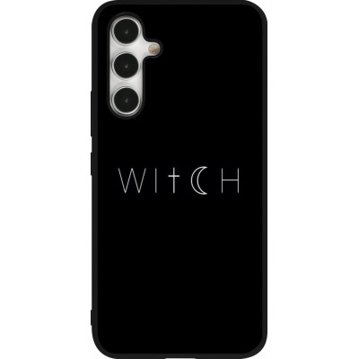 Samsung Galaxy A54 Case Hülle - Silikon schwarz Halloween 22 witch word