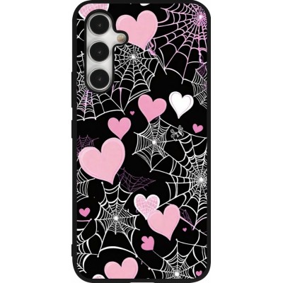 Samsung Galaxy A54 Case Hülle - Silikon schwarz Halloween 2024 girly