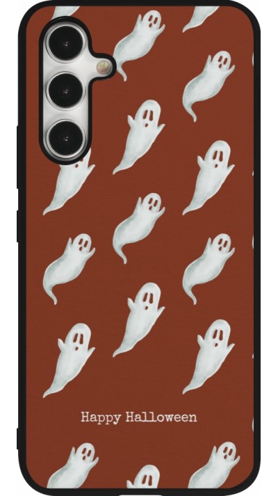 Coque Samsung Galaxy A54 5G - Silicone rigide noir Halloween 2025 Pattern of ghosts