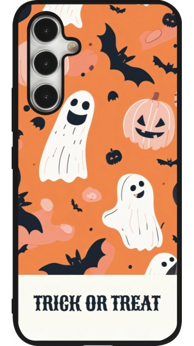 Coque Samsung Galaxy A54 5G - Silicone rigide noir Halloween 2025 Trick treat Coque Samsung Galaxy A54 5G - Silicone rigide noir Halloween 2025 Trick treat