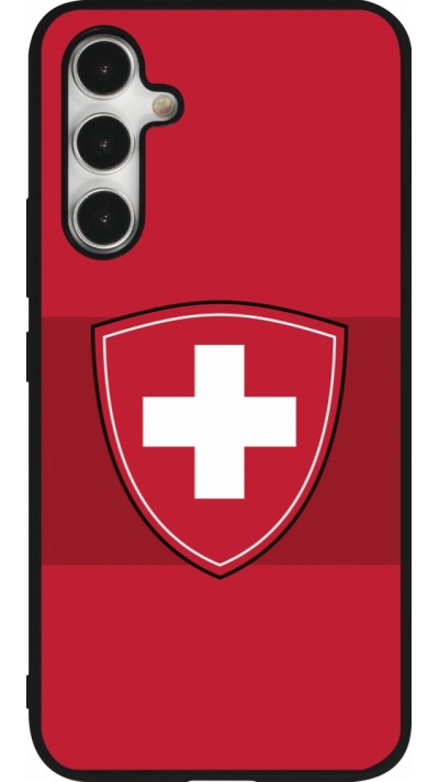 Samsung Galaxy A54 Case Hülle - Silikon schwarz Hockey World Championship Ecusson Suisse