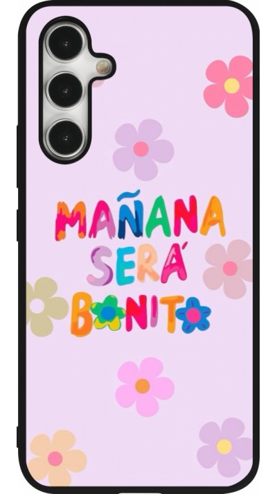 Samsung Galaxy A54 Case Hülle - Silikon schwarz Karol G Manana sera bonito