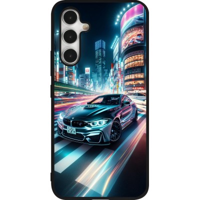 Samsung Galaxy A54 Case Hülle - Silikon schwarz BMW M4 Tokio Nacht