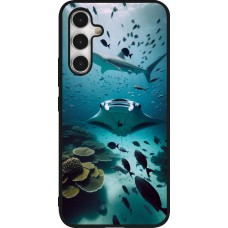 Samsung Galaxy A54 Case Hülle - Silikon schwarz Manta Lagune Reinigung