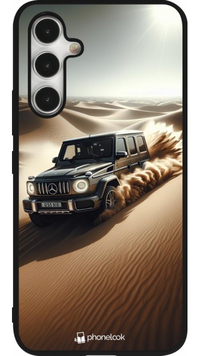 Coque Samsung Galaxy A54 5G - Silicone rigide noir Mercedes G Drift Desert Coque Samsung Galaxy A54 5G - Silicone rigide noir Mercedes G Drift Desert