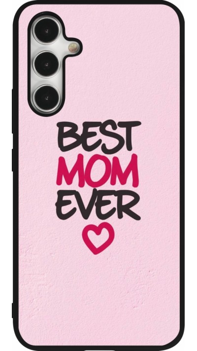 Coque Samsung Galaxy A54 5G - Silicone rigide noir Mom 2023 best Mom ever pink Coque Samsung Galaxy A54 5G - Silicone rigide noir Mom 2023 best Mom ever pink