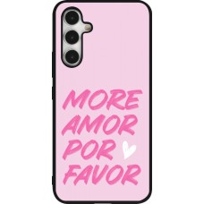 Coque Samsung Galaxy A54 5G - Silicone rigide noir More amor porfavor
