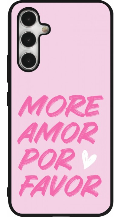 Coque Samsung Galaxy A54 5G - Silicone rigide noir More amor porfavor Coque Samsung Galaxy A54 5G - Silicone rigide noir More amor porfavor