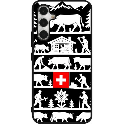 Samsung Galaxy A54 Case Hülle - Silikon schwarz Poya Schweiz 1 schwarz