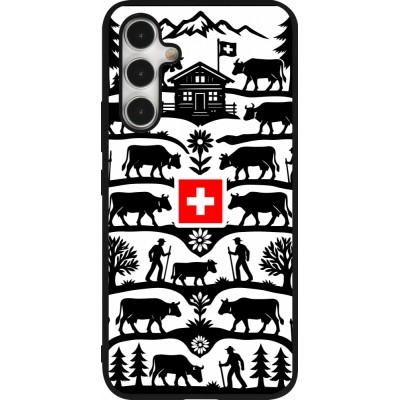 Samsung Galaxy A54 Case Hülle - Silikon schwarz Poya Schweiz 3