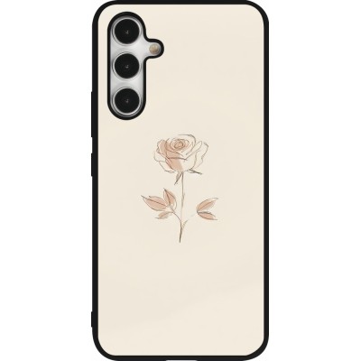 Samsung Galaxy A54 Case Hülle - Silikon schwarz Rosa Sand Minimalistisch
