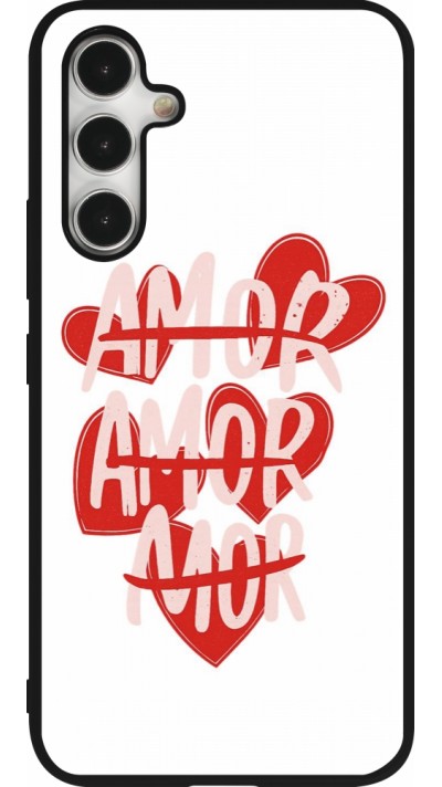 Samsung Galaxy A54 Case Hülle - Silikon schwarz Saint Valentines Day 26 Amor