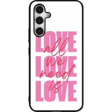 Samsung Galaxy A54 Case Hülle - Silikon schwarz Saint Valentines Day 26 Love all we need is