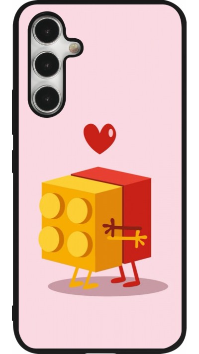 Samsung Galaxy A54 Case Hülle - Silikon schwarz Saint Valentines Day 26 Puzzle