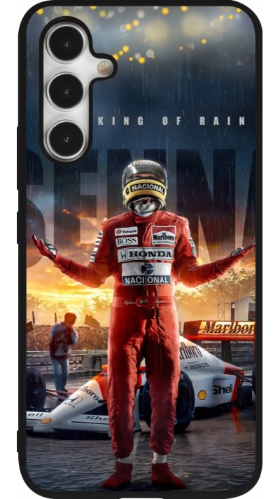 Coque Samsung Galaxy A54 5G - Silicone rigide noir Senna The King of Rain