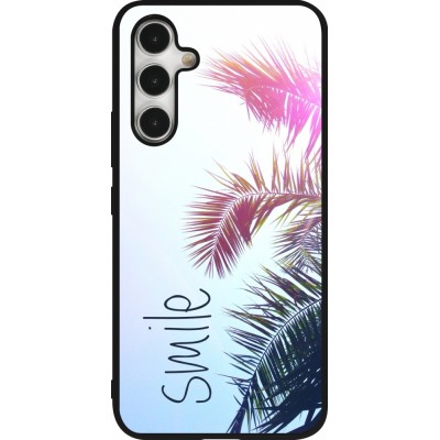 Samsung Galaxy A54 Case Hülle - Silikon schwarz Smile 05