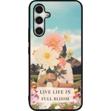 Samsung Galaxy A54 Case Hülle - Silikon schwarz Live life in full moon Spring 2026