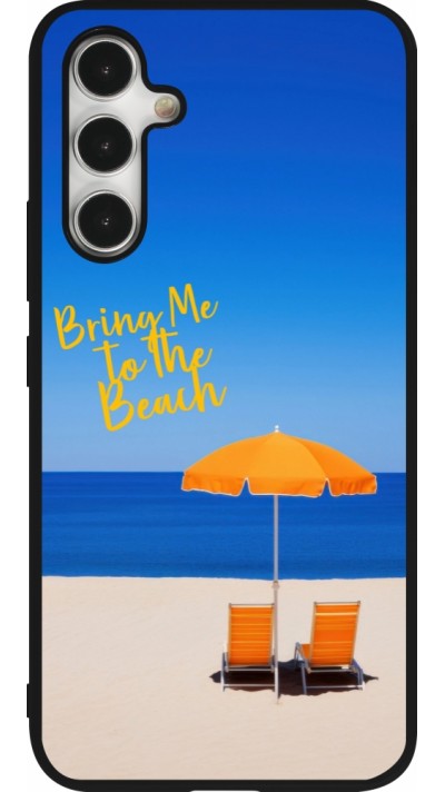 Samsung Galaxy A54 Case Hülle - Silikon schwarz Summer 2025 Bring me to the beach