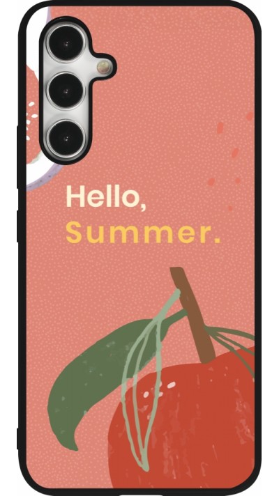 Samsung Galaxy A54 Case Hülle - Silikon schwarz Summer 2025 Hello summer