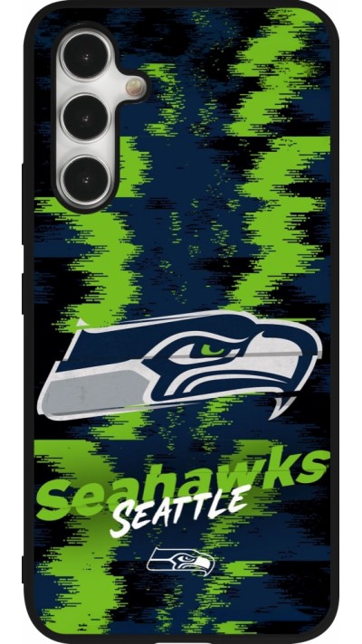 Samsung Galaxy A54 Case Hülle - Silikon schwarz Super Bowl 26 Seattle 2