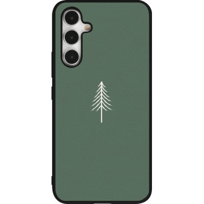 Samsung Galaxy A54 Case Hülle - Silikon schwarz Christmas 22 minimalist tree