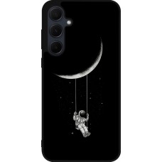 Samsung Galaxy A55 5G Case Hülle - Silikon schwarz Astro balançoire