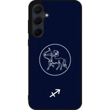 Samsung Galaxy A55 5G Case Hülle - Silikon schwarz Astrologie Schütze