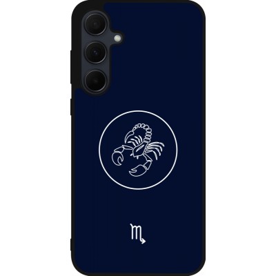 Samsung Galaxy A55 5G Case Hülle - Silikon schwarz Astrologie Skorpion