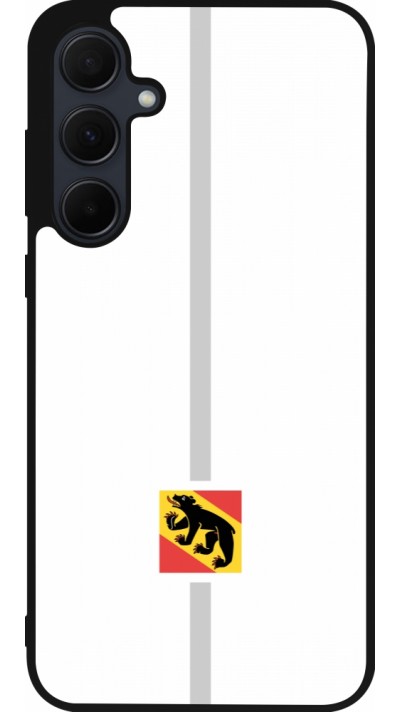 Samsung Galaxy A55 5G Case Hülle - Silikon schwarz Kanton BE weiss
