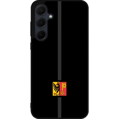 Samsung Galaxy A55 5G Case Hülle - Silikon schwarz Kanton GE schwarz