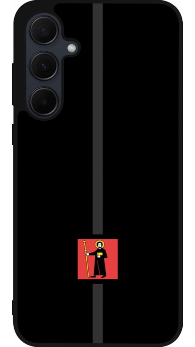 Samsung Galaxy A55 5G Case Hülle - Silikon schwarz Kanton GL schwarz