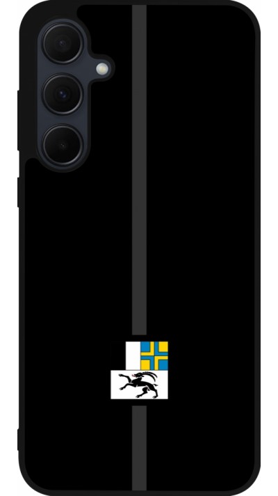 Samsung Galaxy A55 5G Case Hülle - Silikon schwarz Kanton GR schwarz
