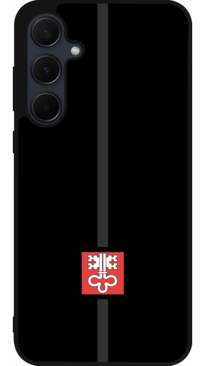 Samsung Galaxy A55 5G Case Hülle - Silikon schwarz Kanton NW schwarz