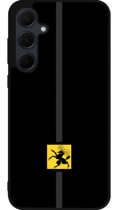 Samsung Galaxy A55 5G Case Hülle - Silikon schwarz Kanton SH schwarz