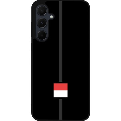 Samsung Galaxy A55 5G Case Hülle - Silikon schwarz Kanton SO schwarz