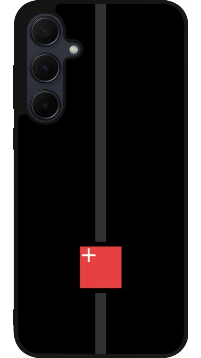 Samsung Galaxy A55 5G Case Hülle - Silikon schwarz Kanton SZ schwarz