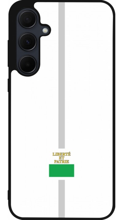 Samsung Galaxy A55 5G Case Hülle - Silikon schwarz Kanton VD weiss