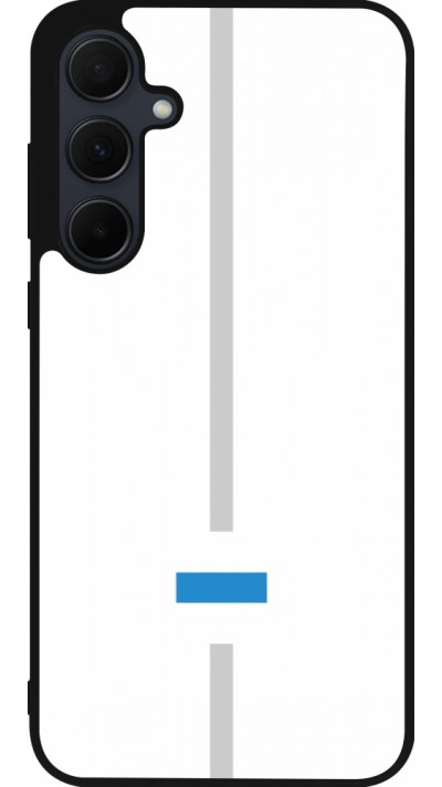 Samsung Galaxy A55 5G Case Hülle - Silikon schwarz Kanton ZG weiss