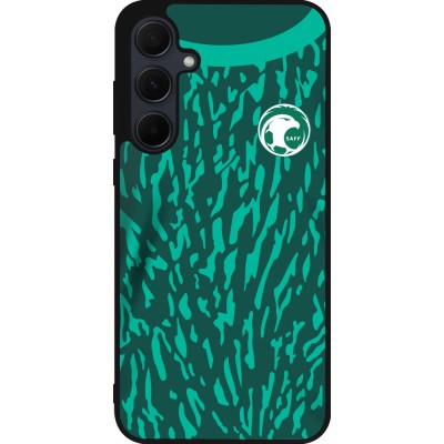 Samsung Galaxy A55 5G Case Hülle - Silikon schwarz Saudi-Arabien 2022 personalisierbares Fussballtrikot