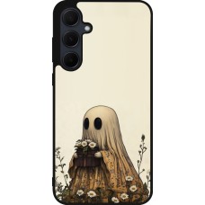 Samsung Galaxy A55 5G Case Hülle - Silikon schwarz Halloween 2025 Ghost gardener
