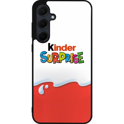 Samsung Galaxy A55 5G Case Hülle - Silikon schwarz Kinder Surprise