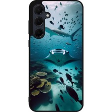 Samsung Galaxy A55 5G Case Hülle - Silikon schwarz Manta Lagune Reinigung