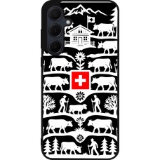 Samsung Galaxy A55 5G Case Hülle - Silikon schwarz Poya Schweiz 3 schwarz