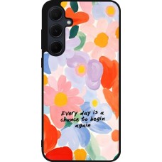 Samsung Galaxy A55 5G Case Hülle - Silikon schwarz Every day is a chance Spring 2026